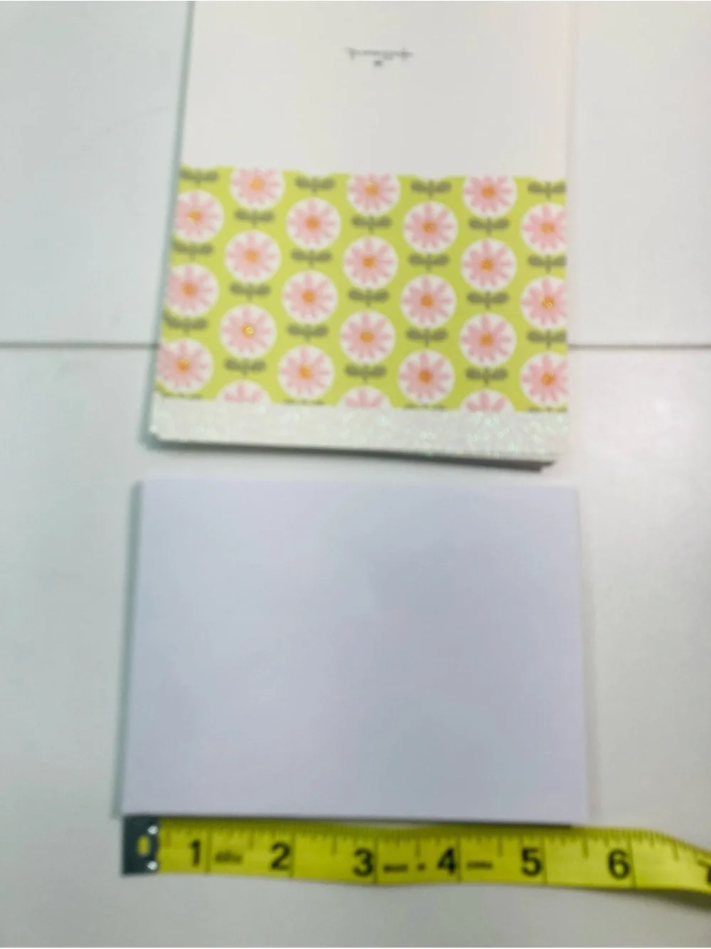 NEW 10 Hallmark Glitter Floral Cards with Envelopes 4” x 5.5”